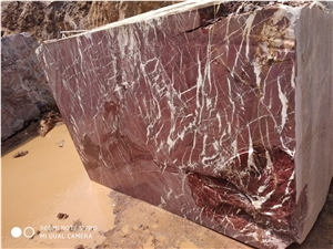 Indo Levanto Red Marble Block, India Red Marble