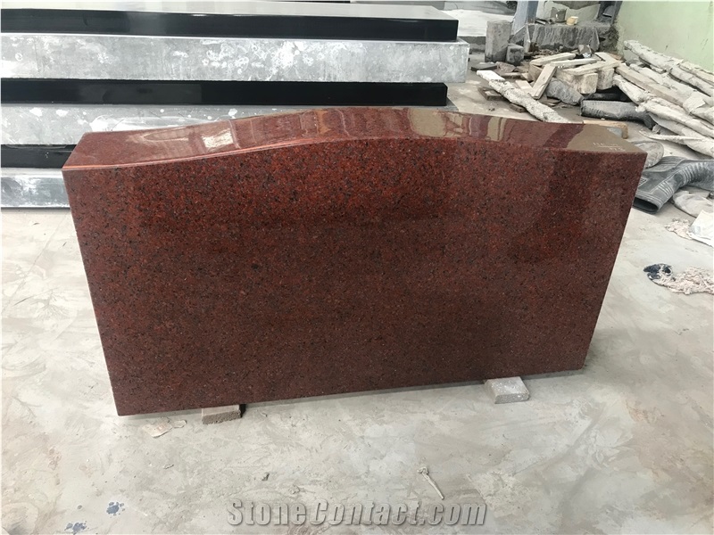 New Imperial Red Granite Headstone and Tombstone