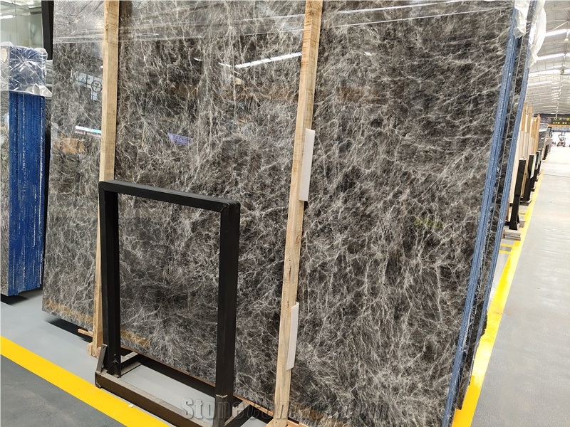 Ally Grey Marble Polished Slabs & Tiles for Floor