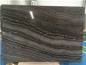 Ancient Wood Grain Marble Book Matched Slabs