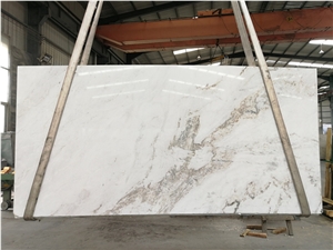 Castro White Marble Polished Slabs Book Match