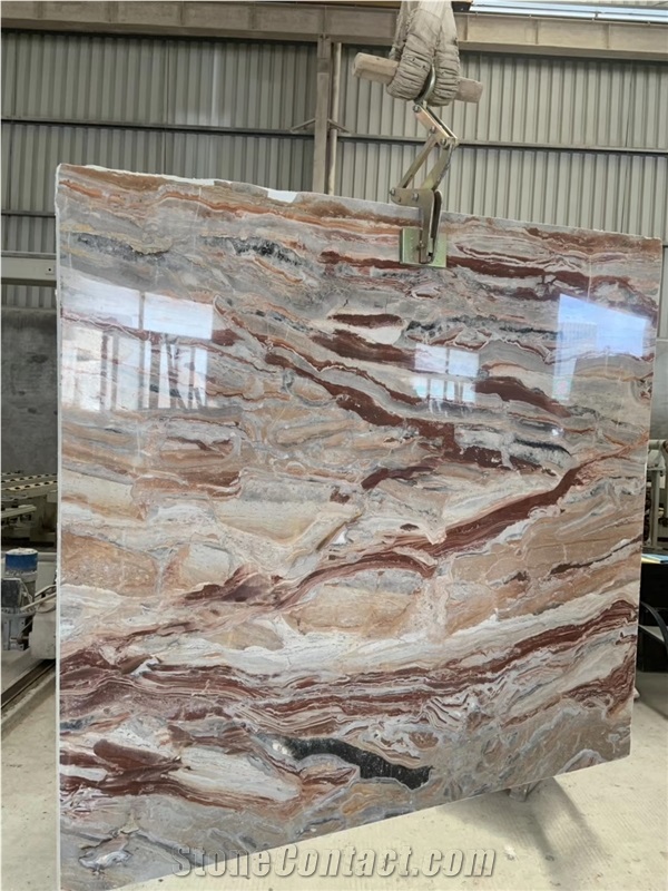 Monica Red Marble Slabs & Tiles Italy Red Marble