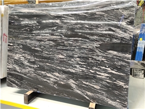 New Jet Mist Black Granite Polished Slab for Floor
