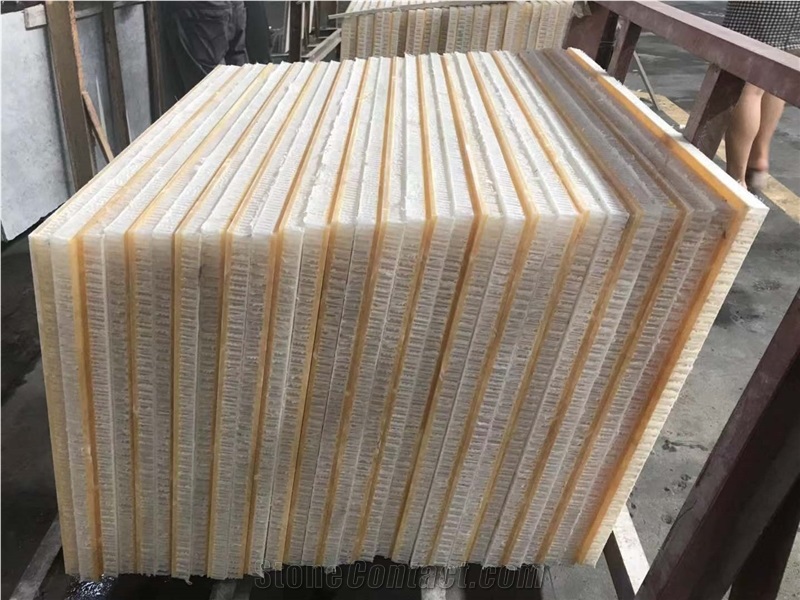 Honey Onyx Lightweight Stone Panels