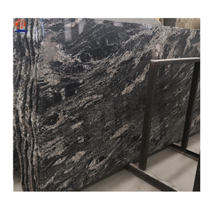 China New Quarry Black Juparana Granite Slabs