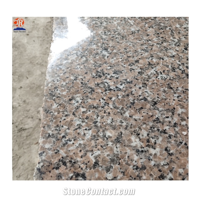 China Pink Porino Granite Wall Cladding Panel Tile