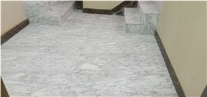 Staturietto White Marble Slab for Floor
