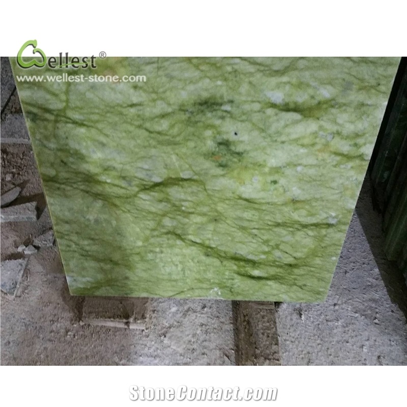 M117 Marble Steps Riser Polished Tatoo Green