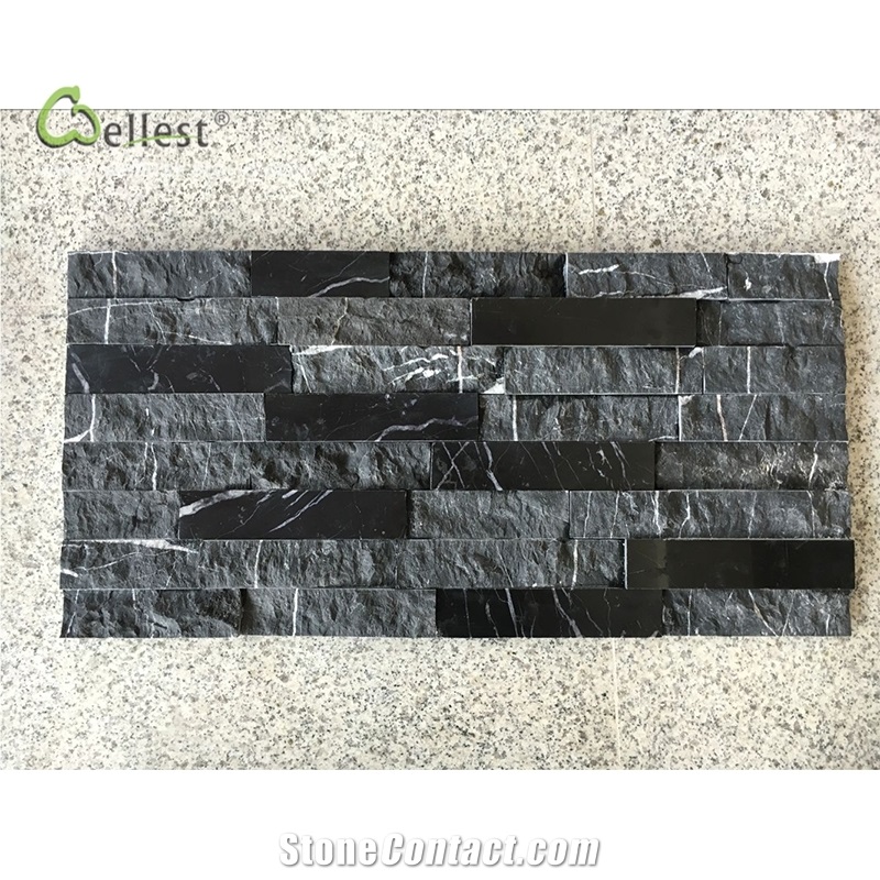 M501 Marble Wall Cladding Polished Natural Black