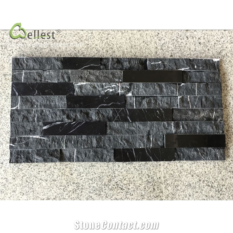 M501 Marble Wall Cladding Polished Natural Black