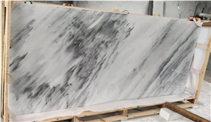 Cloudy Grey Marble/Moon Silver