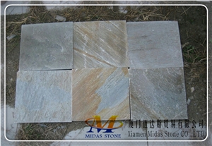 China Rustic Slate Pavers/ Black Slate Tiles