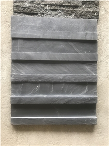 Black Stacked Stone Veneer For Wall Cladding,Culture Stone