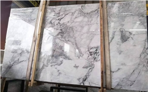 China Carrara White Marble Slabs Tiles Countertops