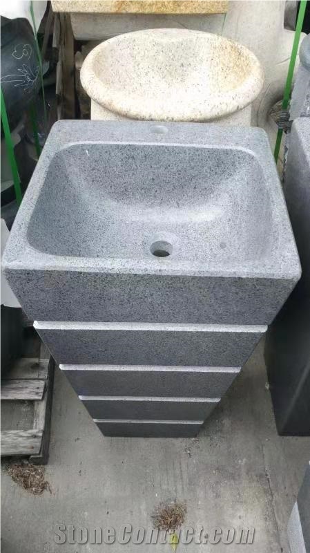 Decorative G654 Granite Garden Basin Sinks