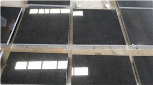 India Black Galaxy Granite Tiles
