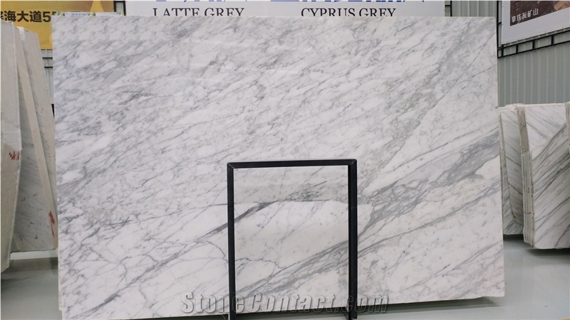 Italy Bianco Statuario Venato Marble Slabs Tiles