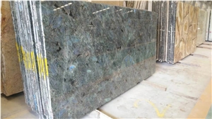 Madagascar Labradorite River Blue Granite Slabs