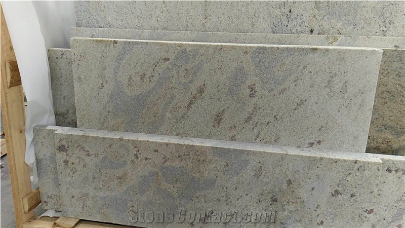 Natural Granite New Kashmir White Slabs Tiles