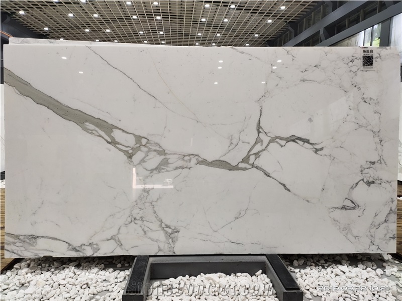 Natural Italy Calacatta White Marble Slabs
