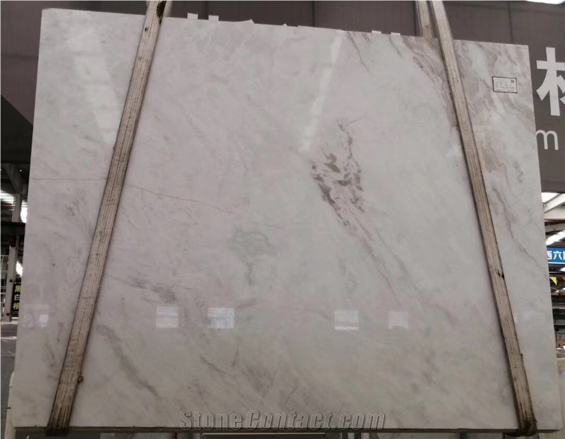 New North Pearl White Marble Slab Tile