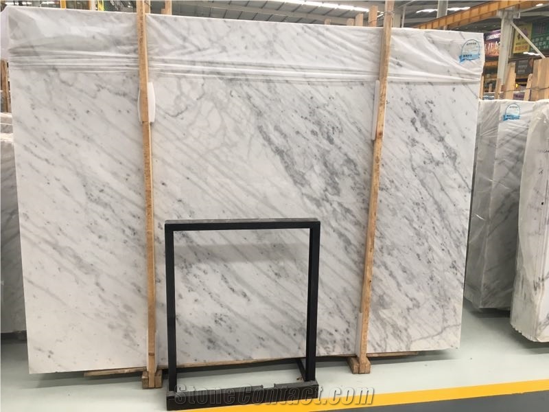 New Venato Carrara White Marble Slabs Tiles