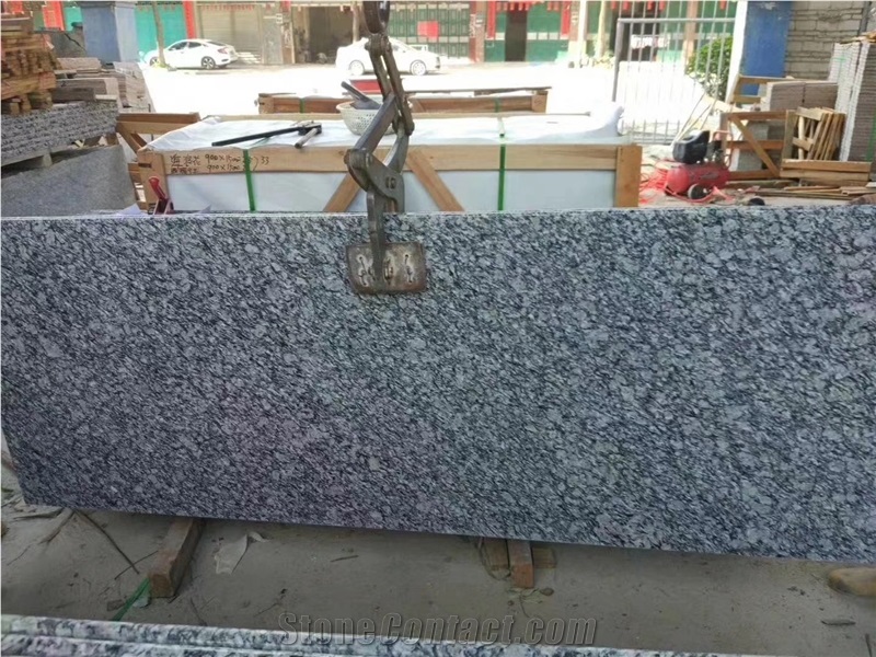 Sea Spray Granite Slabs White Oyster Granite Slabs