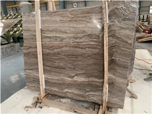 Turkey Coffee Brown Travertine Slabs & Tiles