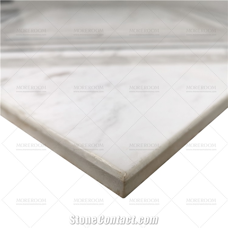 Lattice White Marble Medallion Flooring Decoration