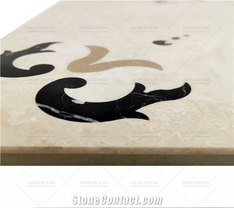 Square Onyx Water Jet Ceramic Floor Tile Backing