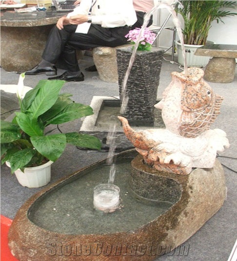 A Fish Basin Garden Fountainssculptured Fountains
