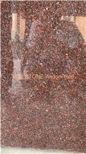 Andoni Red Granite Polished Tiles Slabs