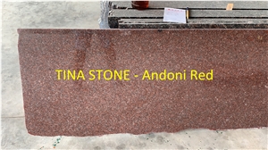 Andoni Red Granite Slabs China Stone Wall Floor