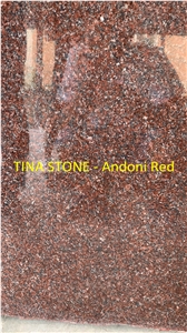 Andoni Red Granite Slabs Flooring Tiles Wall