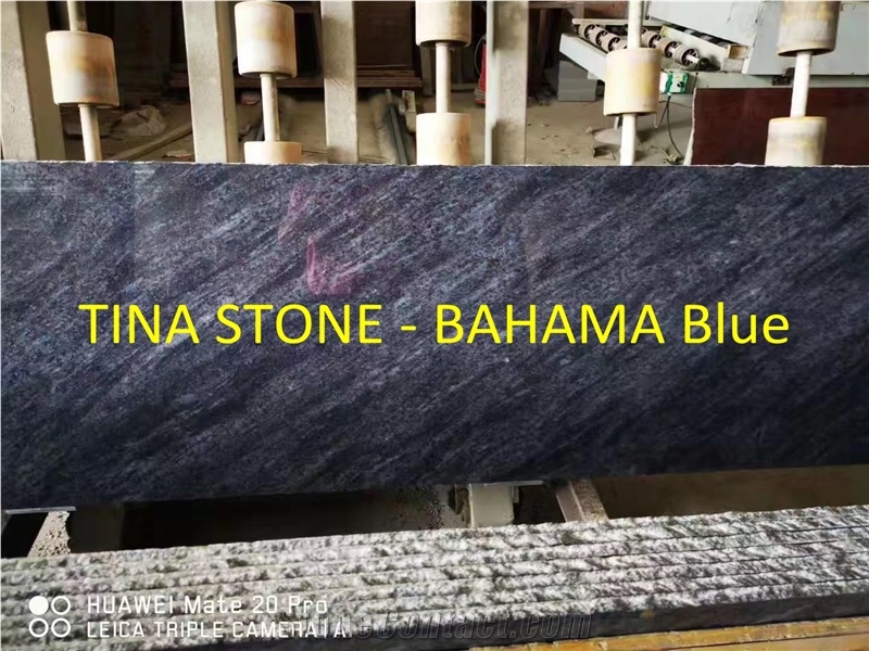 Bahama Blue Granite Blue Stone Wall Floor Slabs