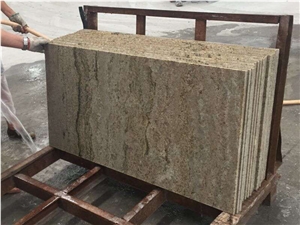 China Lutois Golden Granite Tiles Slabs Wall Floor