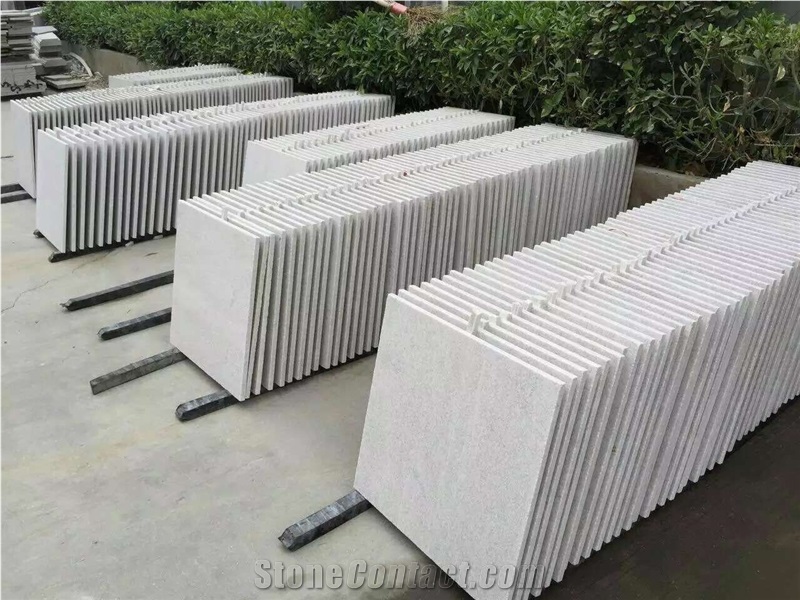 China White Granite Pearl Tiles Slabs Wall Floor