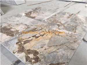 Colorful Brown Stone Marble Slabs Tile Wall Floor