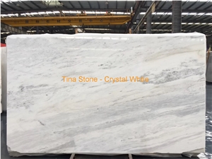 Crystal White Marble Stone Wall Floor Covering
