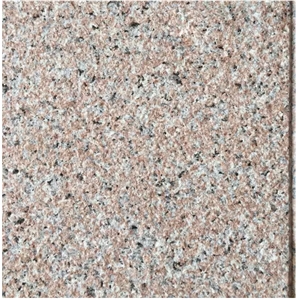 Granite Shidao Red Bush Hammered Tiles Slabs