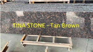 Import Granite Tan Brown Stone Floor Wall Slabs