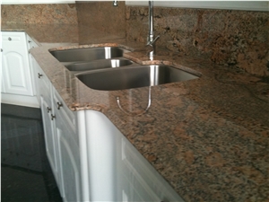 Kitchen Countertops Brown Granite Bar Top Worktop