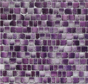 Lilac Mosaic Pattern Kitchen Bathroom Floor Wall