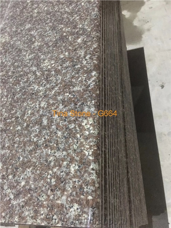 Old Quarry Of G664 Granite Tiles Slabs Steps