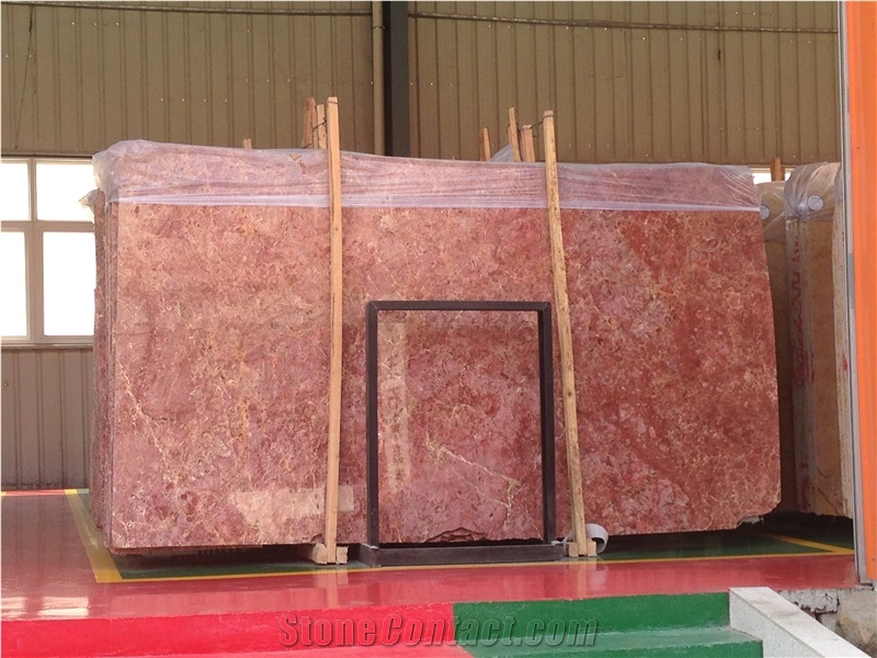 Red Marble Tiles Slabs Background Decoration