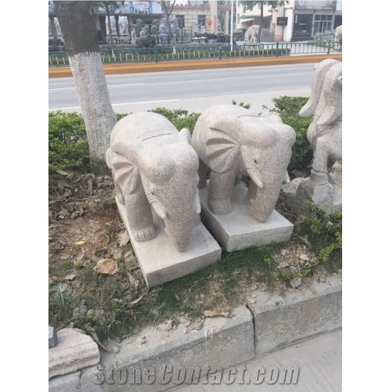 Sculpture Handcrafts Elephant Garden Sculpture