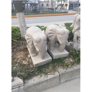 Sculpture Handcrafts Elephant Garden Sculpture