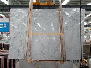 Smail White Marble Tiles Slabs Building Covering