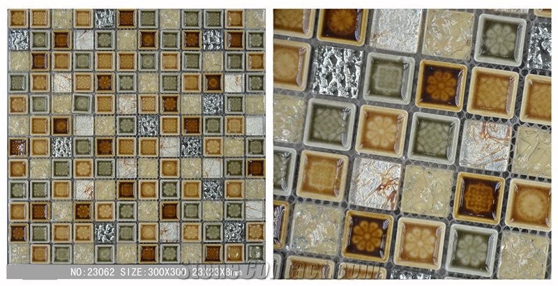 Stone Ceramic Mosaic Wall Mosaic Floor Pattern