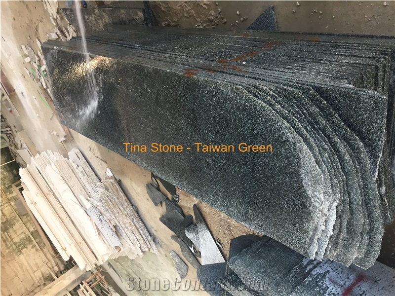 Taiwan Green Granite Tiles Slabs Wall Covering